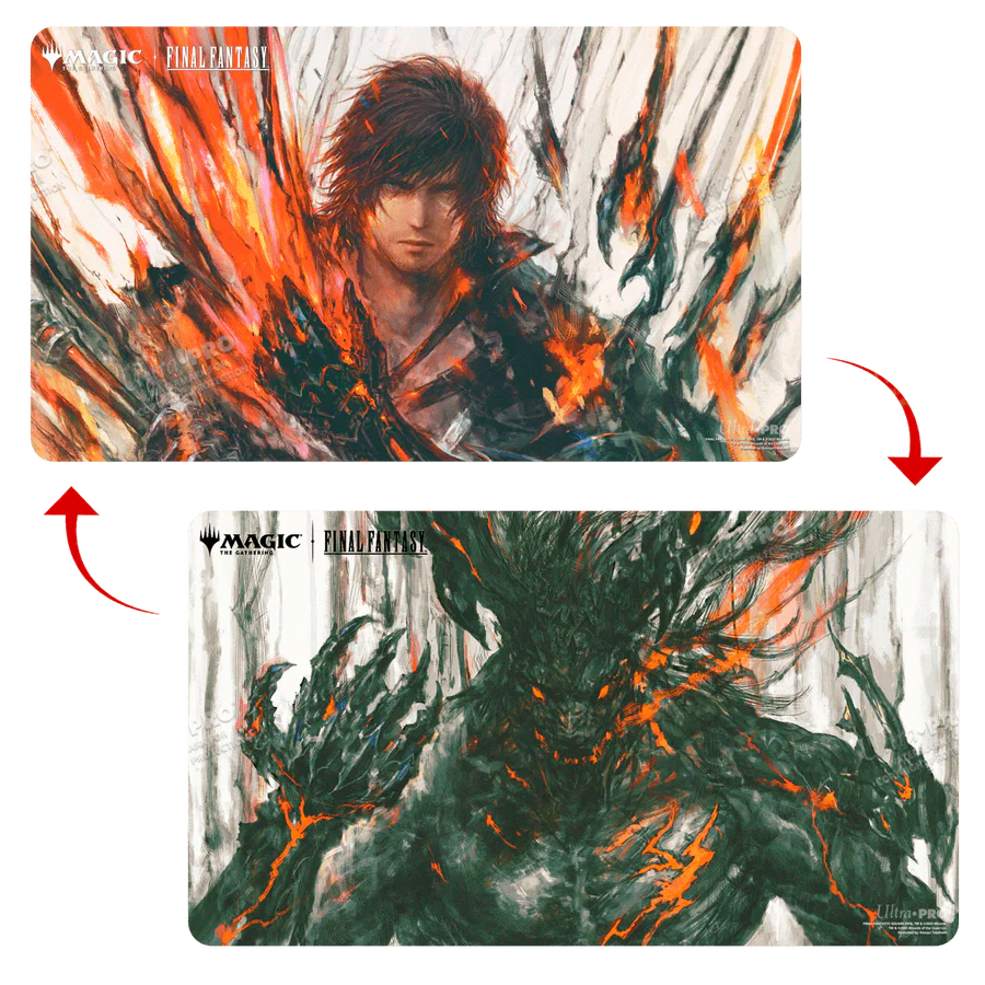 final fantasy mtg play mats Magic: The Gathering®—FINAL FANTASY™ Clive, Ifrit's Dominant / Ifrit,