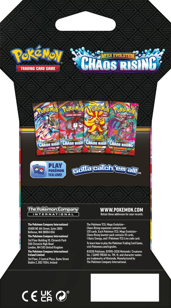 Chaos Rising Sleeved Booster Pack Chaos Rising Sleeved Booster Pack