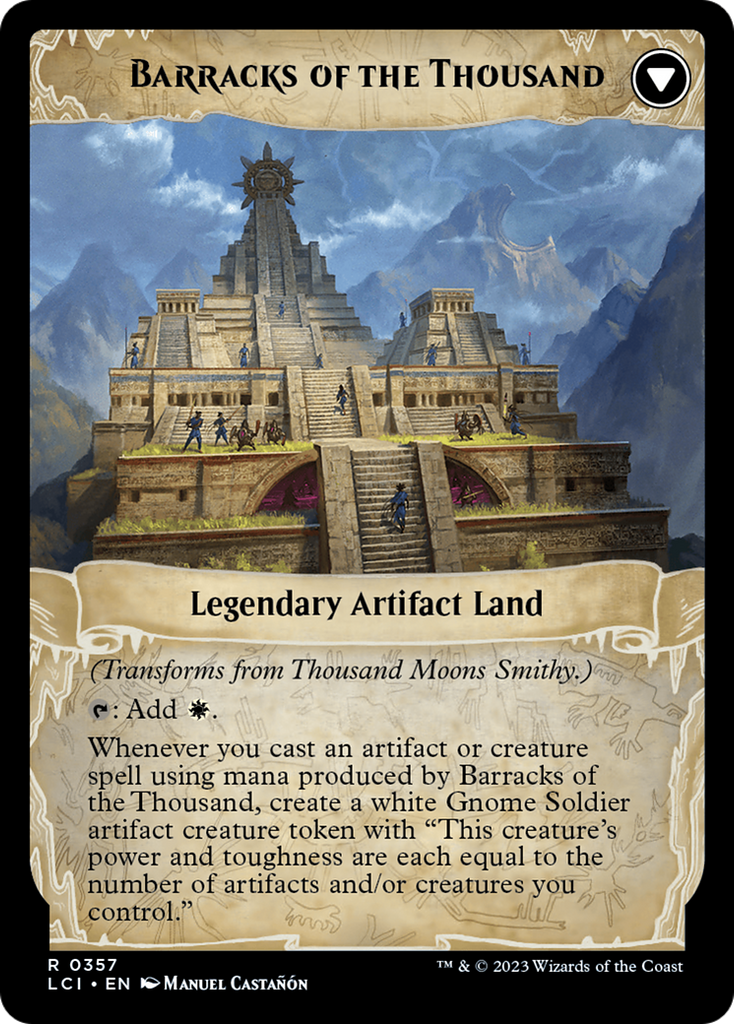 Thousand Moons Smithy (Extended Art) // Barracks of the Thousand [The