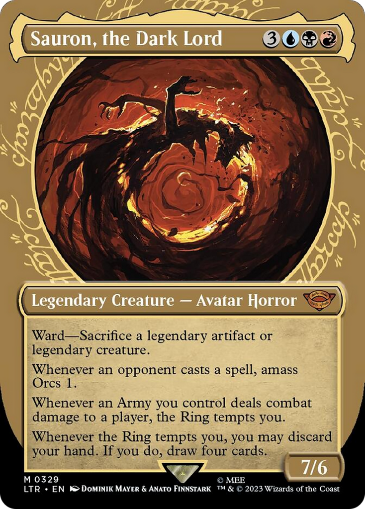 Sauron, the Dark Lord (Showcase Ring Frame) [The Lord of the Rings: Ta