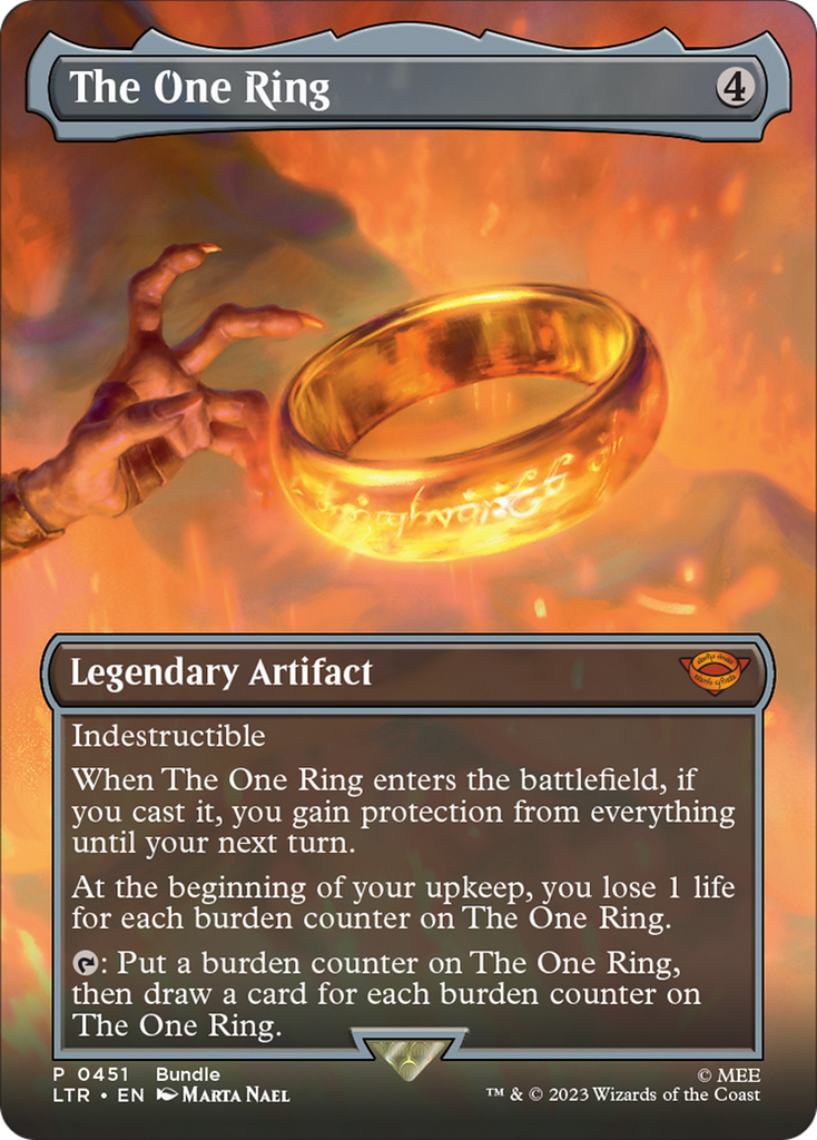 The One Ring (Borderless Alternate Art) [The Lord of the Rings: Tales