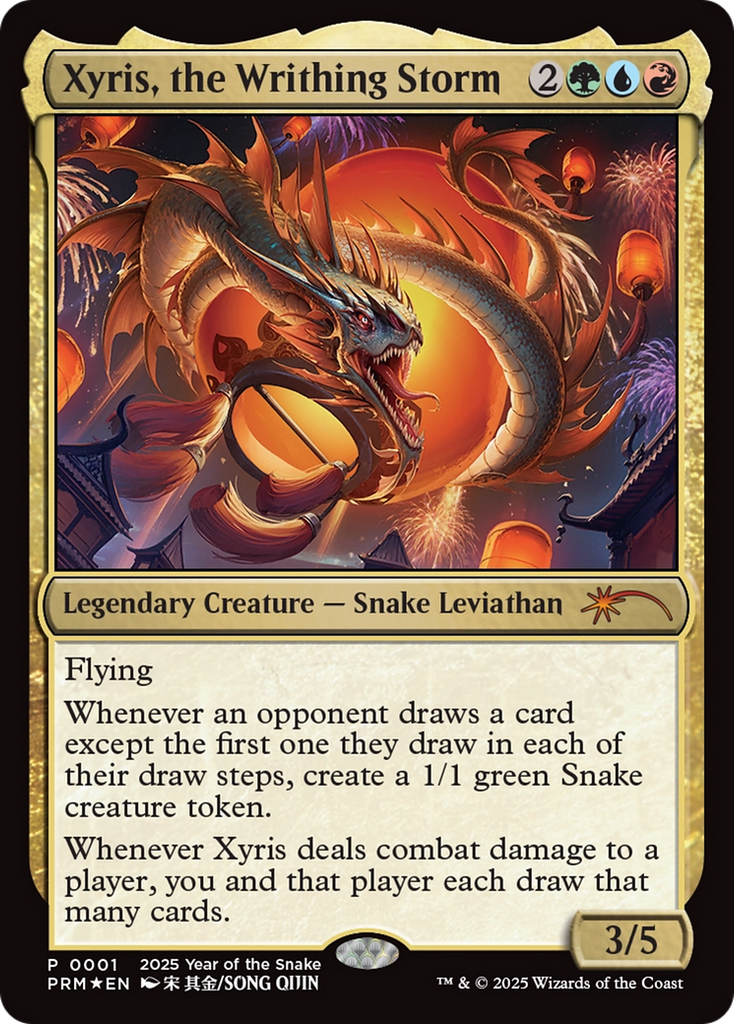 Xyris, the Writhing Storm (Year of the Snake 2025) [Standard Showdown Xyris, the Writhing Storm (Year of the Snake 2025) [Standard Showdown