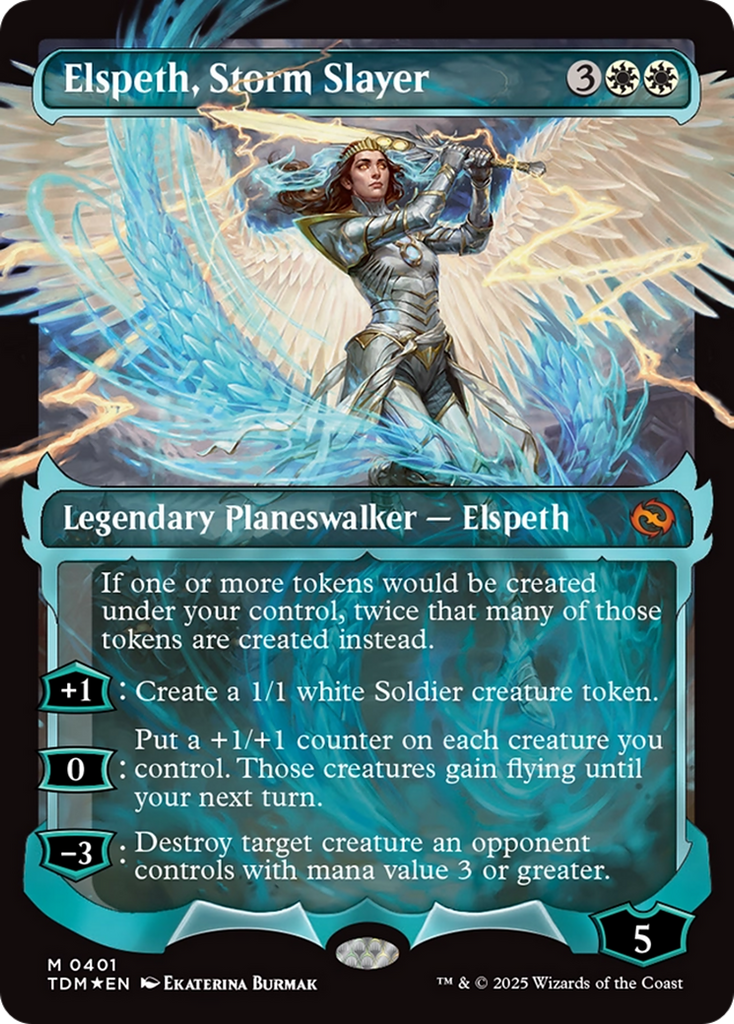 mtg elspeth cards Elspeth, Storm Slayer (Showcase)