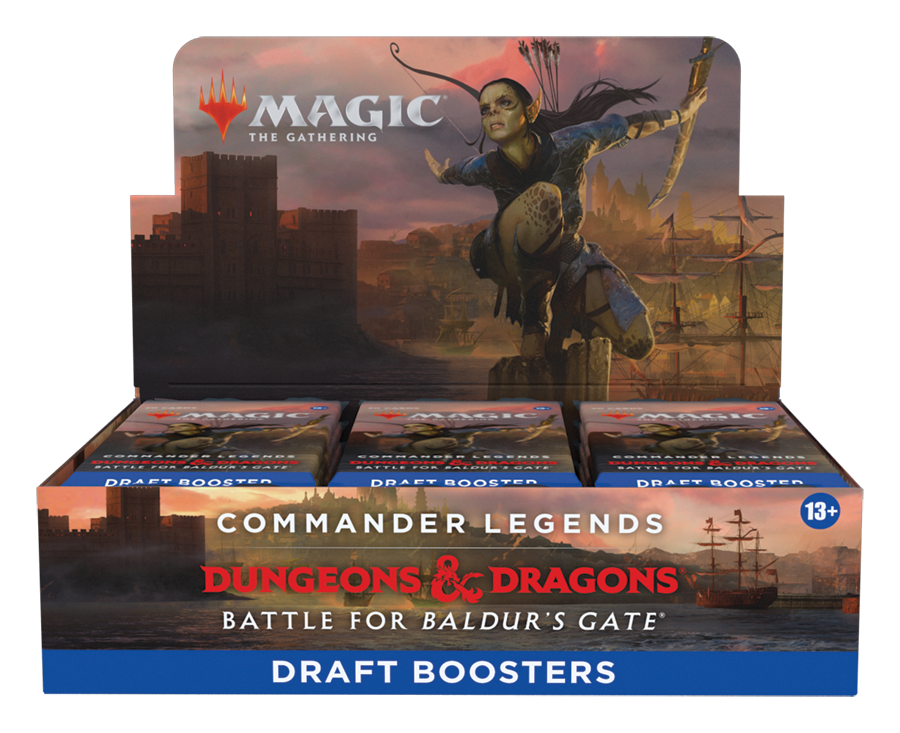 mtg battle for baldur's gate draft booster box Commander Legends: Material:AP Foil Wall Display this pack is perfect Love the radiant collection