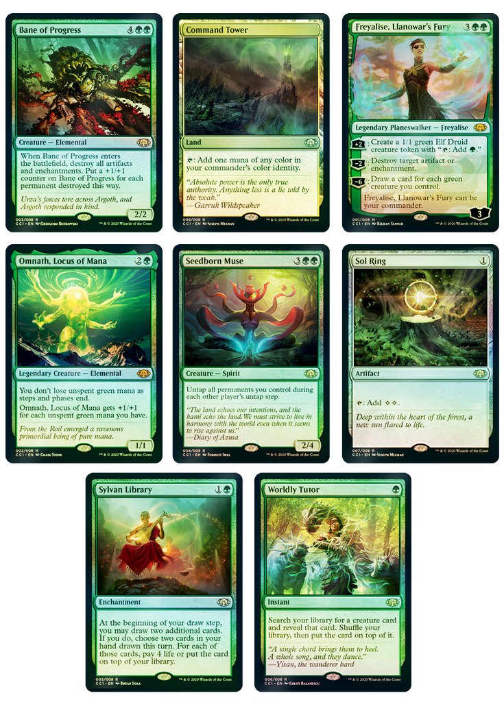 mtg premium cards Commander Collection: Green (Premium Edition)