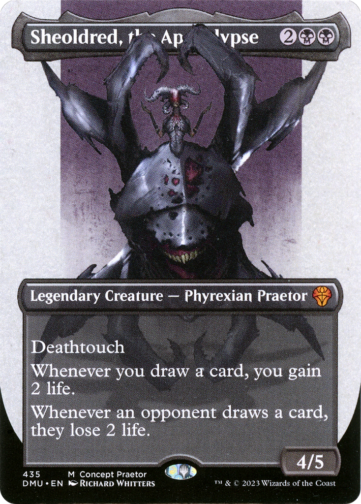 Sheoldred, the Apocalypse (Borderless Concept Praetors