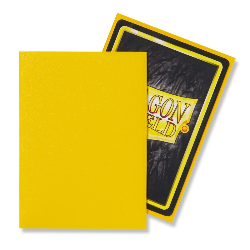 Dragon Shield Standard Matte Yellow  (100ct)