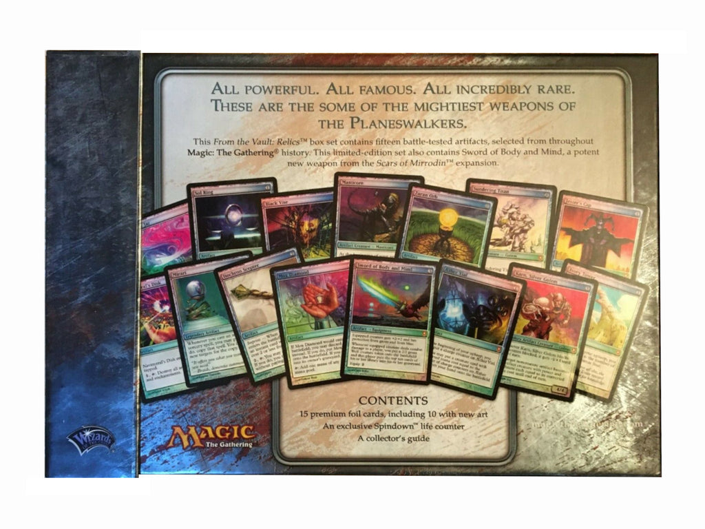 MTG　foil 霊気の薬瓶　4枚セットftv from vault relic MTG FTV From the Vault Relics BGS GRADED 8++ FOIL Mox