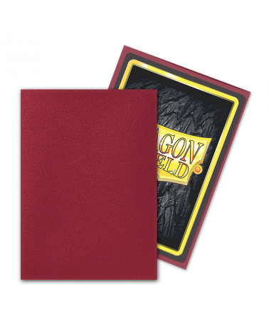 Dragon Shield Standard Matte Blood Red (100ct)