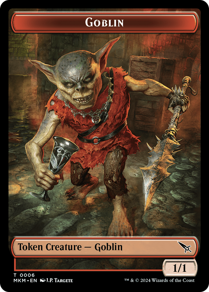 mtg goblin token cards Magic: The Gathering - Pin Pinfinity Token Creature Goblin Rarity Goblin token card MTG -