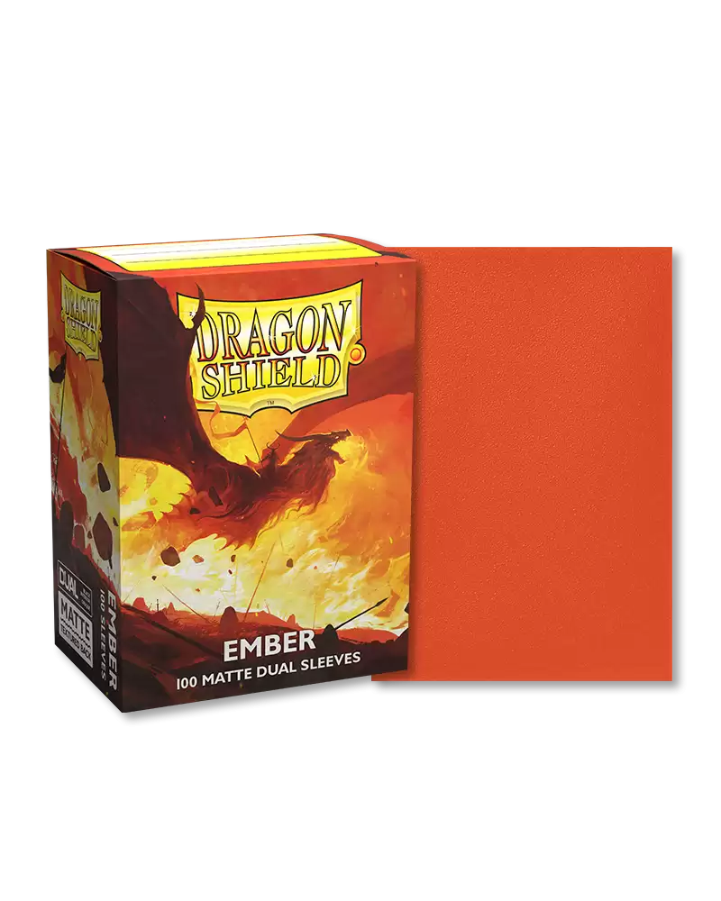 Dragon Shield Standard DUAL Matte Ember (100ct)