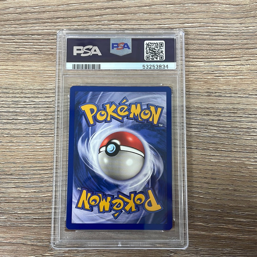 PSA 8 NM - MT Hitmonchan 7/102 1st Edition Spanish Base Set Holo Pokem