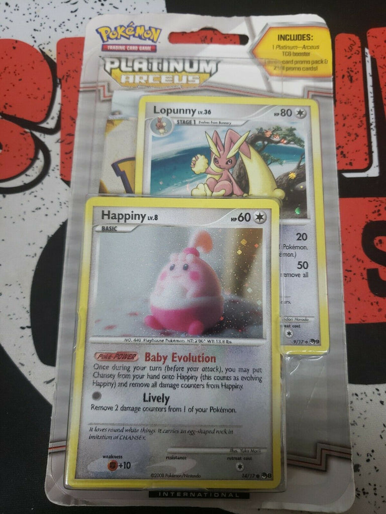 Pokemon Platinum Arceus Booster Pack Blister + Sample Pack Promo Seale