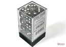Chessex (23608) Translucent Smoke/white 16mm d6 Dice Block (12 dice)