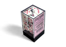 Chessex (26669) Gemini Black-White/pink 16mm d6 Dice Block (12 Dice)