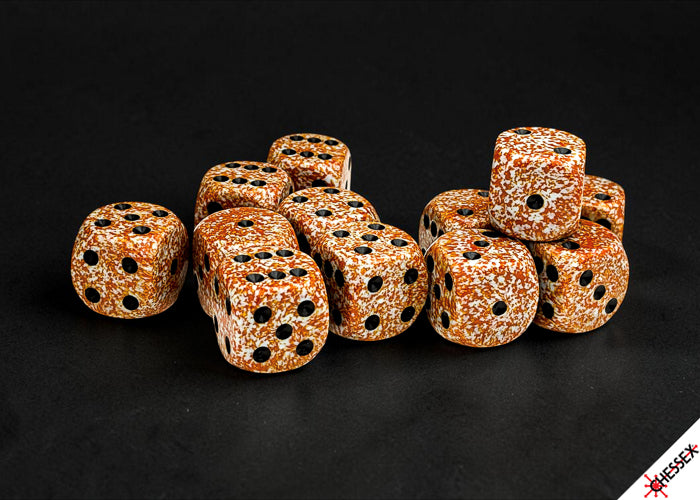 Chessex (25733) Speckled Rust 16mm d6 Dice Block (12 dice)