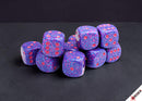 Chessex (25767) Speckled Purple Passion 16mm d6 Dice Block (12 dice)