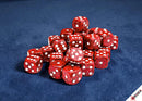 Chessex (25974) Speckled Lava Stone 12mm d6 Dice Block (36 dice)