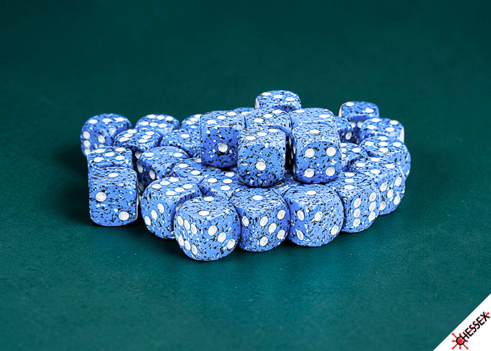 Chessex (25976) Speckled Ocean Stone 12mm d6 Dice Block (36 dice)