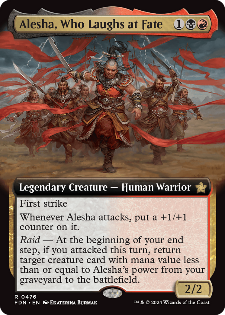 Alesha, Who Laughs at Fate (Extended Art) - Foundations: (Extended Art)