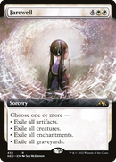 Farewell (Extended Art): (Extended Art) [Kamigawa: Neon Dynasty]