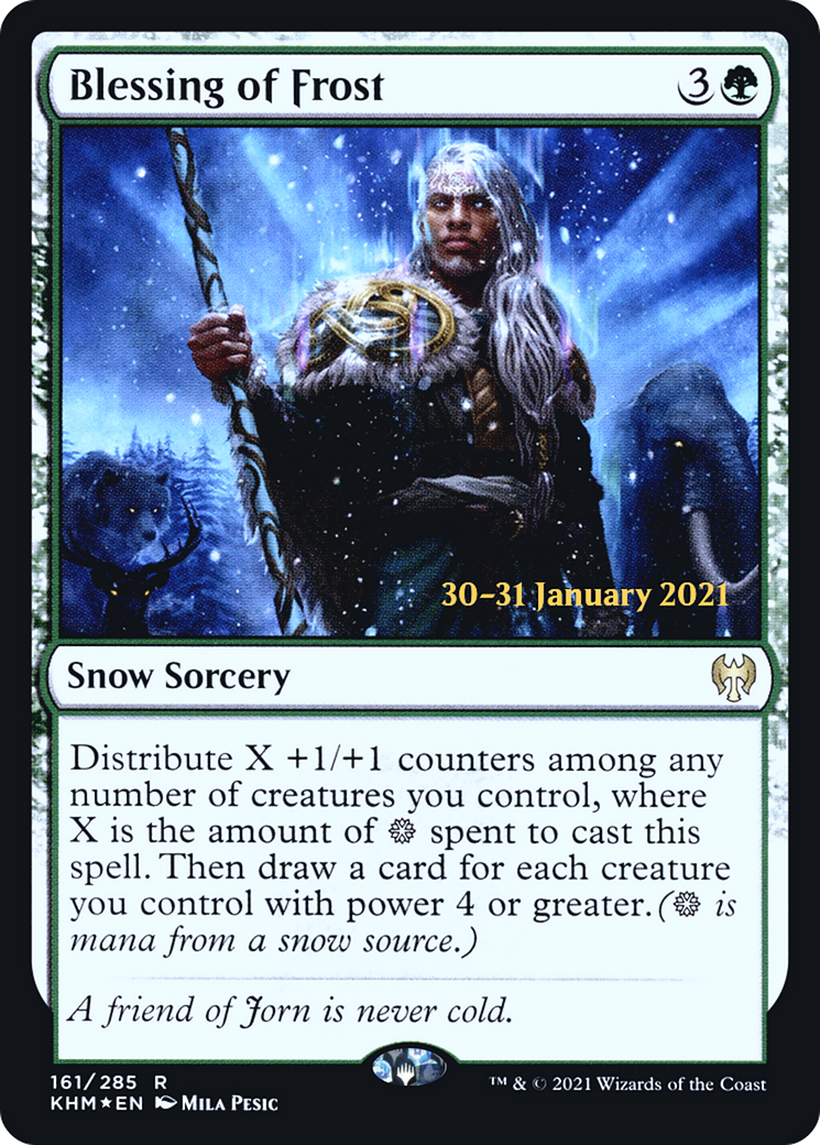 Blessing of Frost - Kaldheim Promos: (snow) Foil