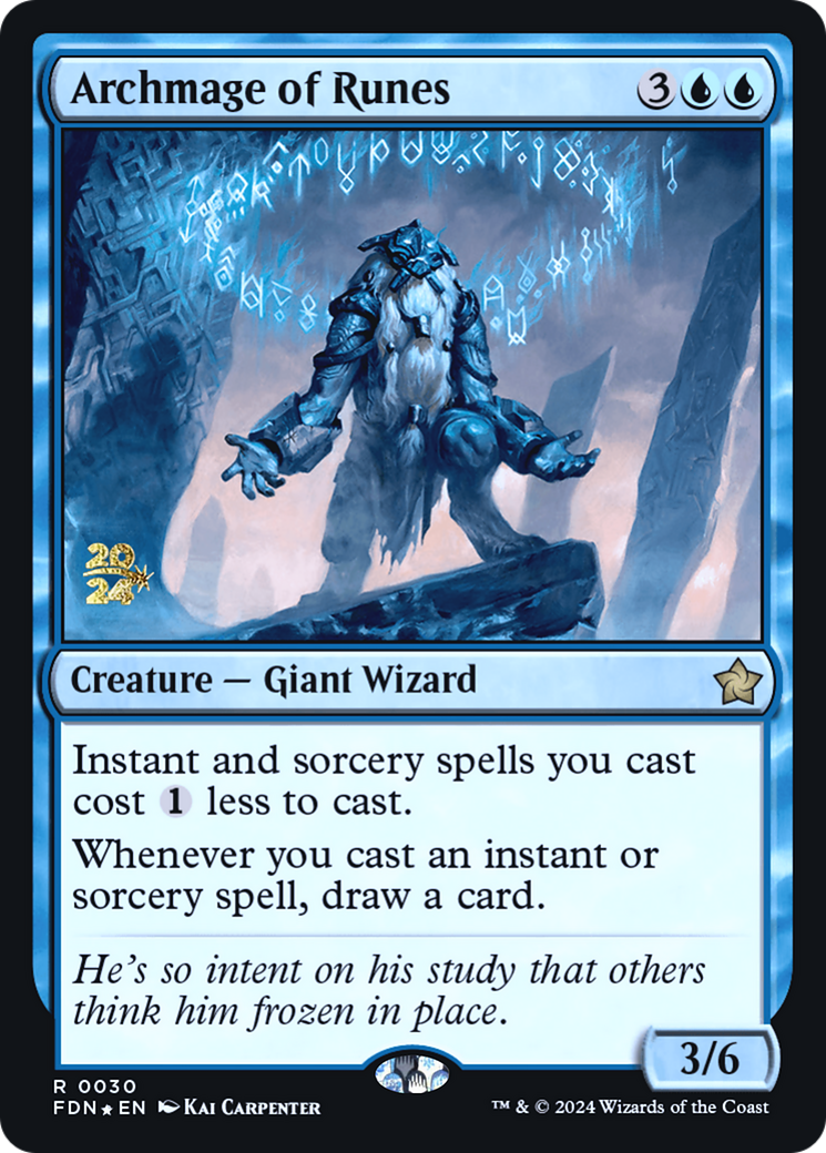 Archmage of Runes - [Foundations Promos] Foil