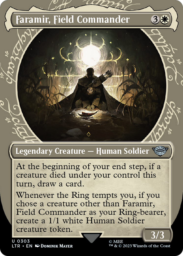 Faramir, Field Commander (Showcase): (Showcase) (Borderless) [The Lord of the Rings: Tales of Middle-earth]
