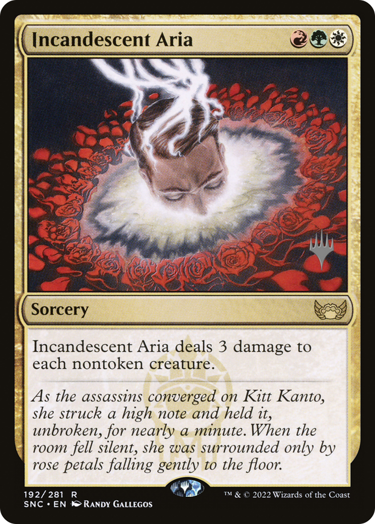 Incandescent Aria [Streets of New Capenna Promos]