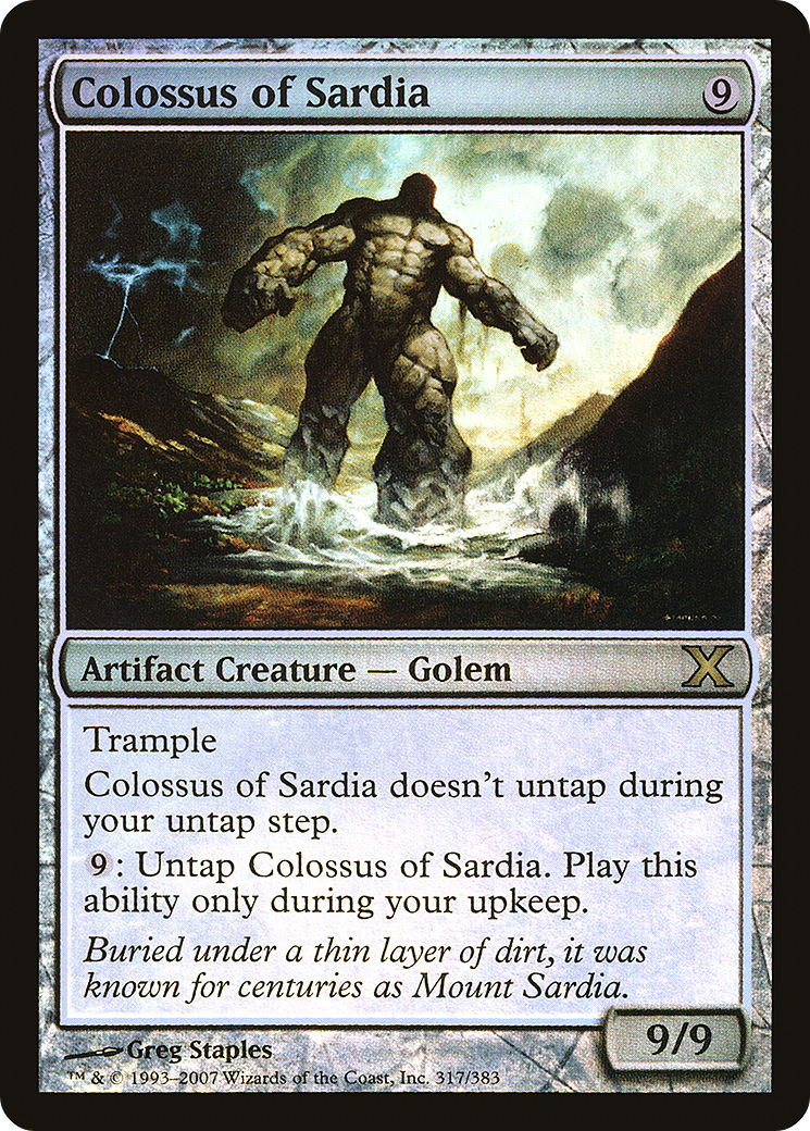 Colossus of Sardia [Tenth Edition] Foil