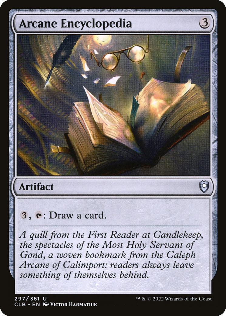Arcane Encyclopedia - Commander Legends: Battle for Baldur's Gate