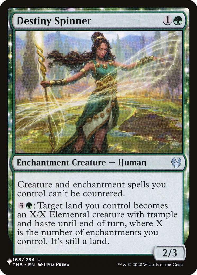 Destiny Spinner: (enchantment) [The List]