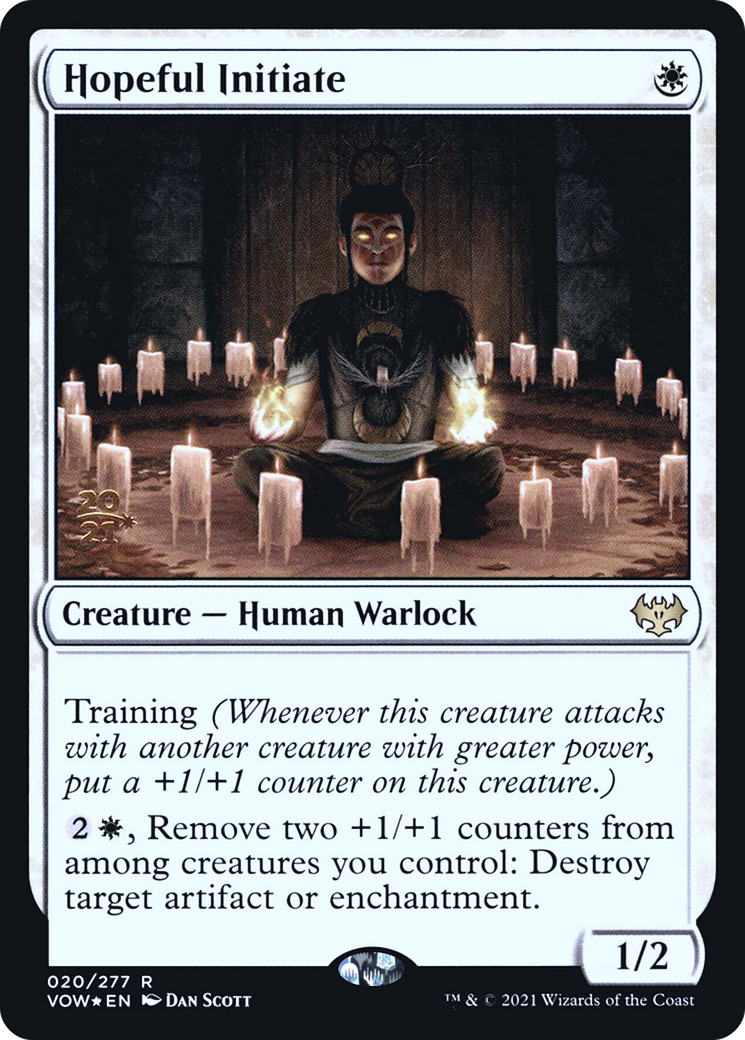 Hopeful Initiate [Innistrad: Crimson Vow Promos] Foil