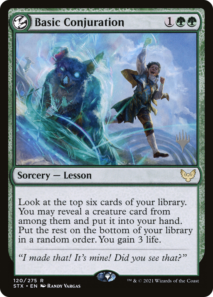 Basic Conjuration - Strixhaven: School of Mages Promos: (lesson)