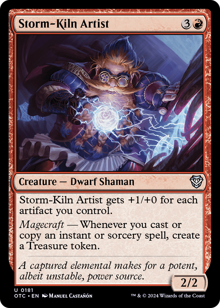 Storm-Kiln Artist - [Outlaws of Thunder Junction Commander]
