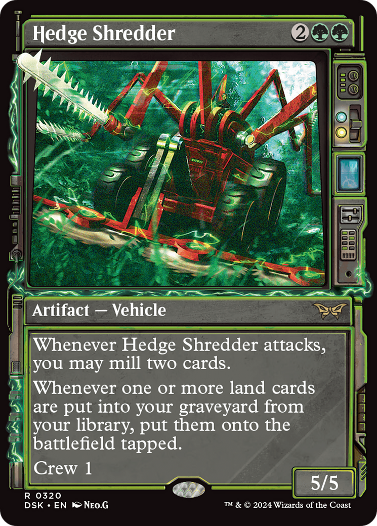 Hedge Shredder (Showcase): (Showcase) [Duskmourn: House of Horror]