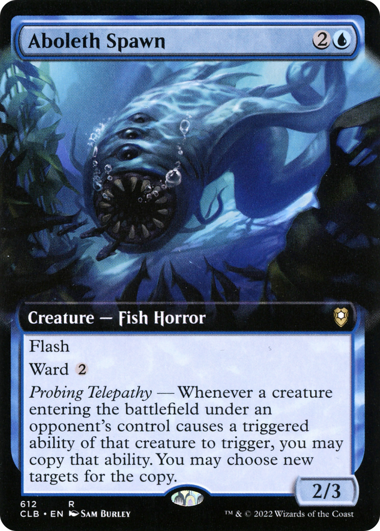 Aboleth Spawn (Extended Art) - Commander Legends: Battle for Baldur's Gate: (Extended Art)