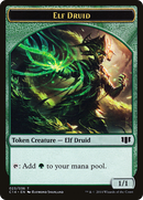 Elf Druid // Beast (4/4) Double-sided Token [Commander 2014 Tokens]