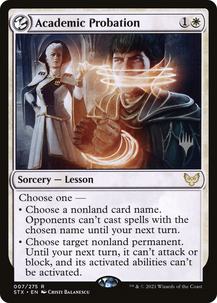 Academic Probation - Strixhaven: School of Mages Promos: (lesson)