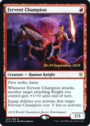 Fervent Champion [Throne of Eldraine Prerelease Promos]