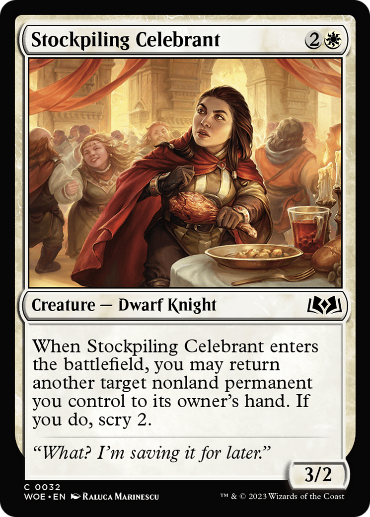 Stockpiling Celebrant - [Wilds of Eldraine]