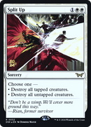 Split Up [Duskmourn: House of Horror Promos] Foil
