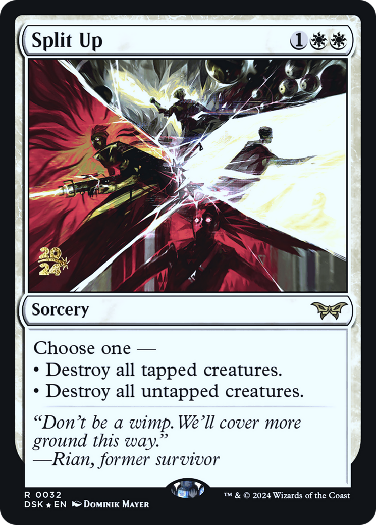 Split Up [Duskmourn: House of Horror Promos] Foil