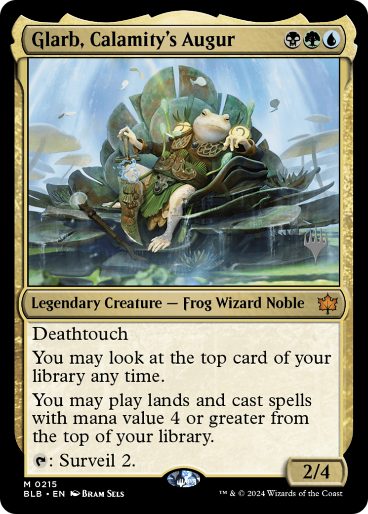 Glarb, Calamity's Augur [Bloomburrow Promos]