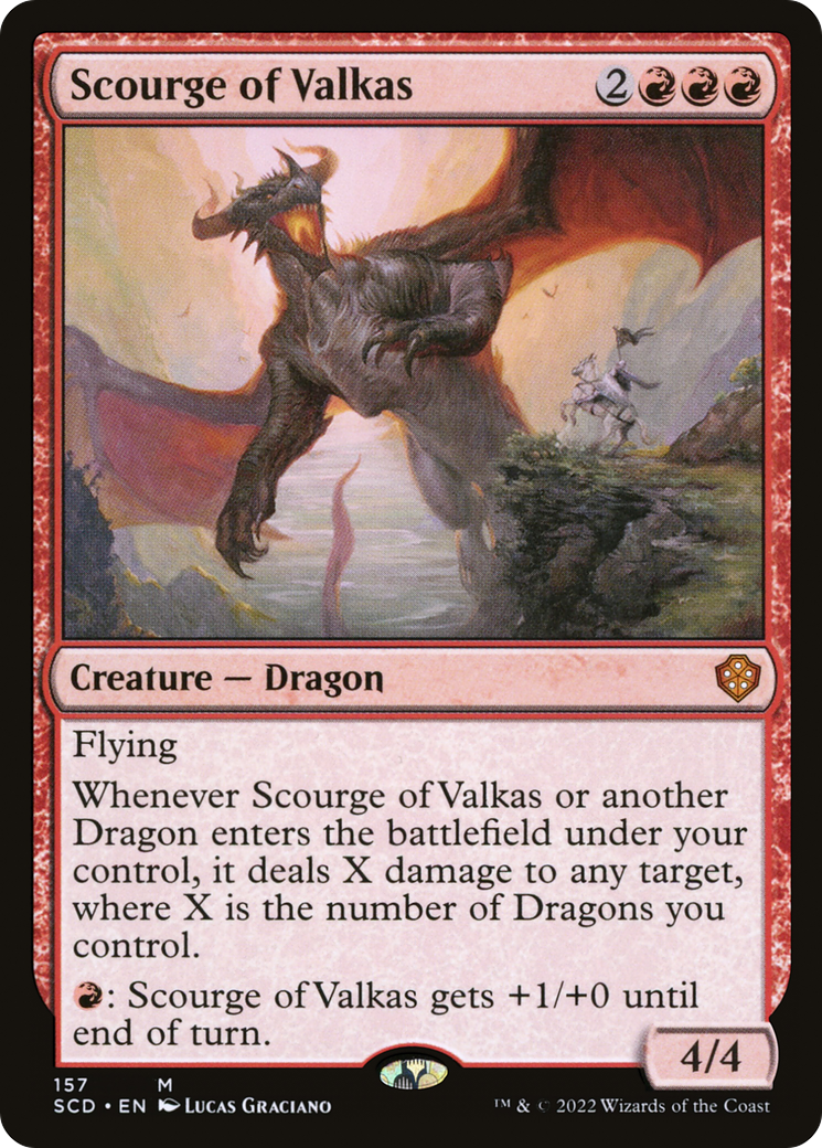 Scourge of Valkas - [Starter Commander Decks]