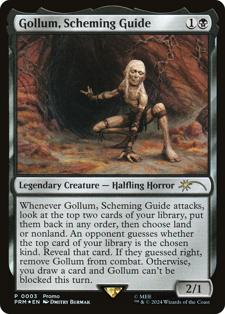 Gollum, Scheming Guide [Tales of Middle-earth Deluxe Commander Kit] Foil