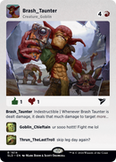 Brash Taunter - Secret Lair Drop (Borderless)