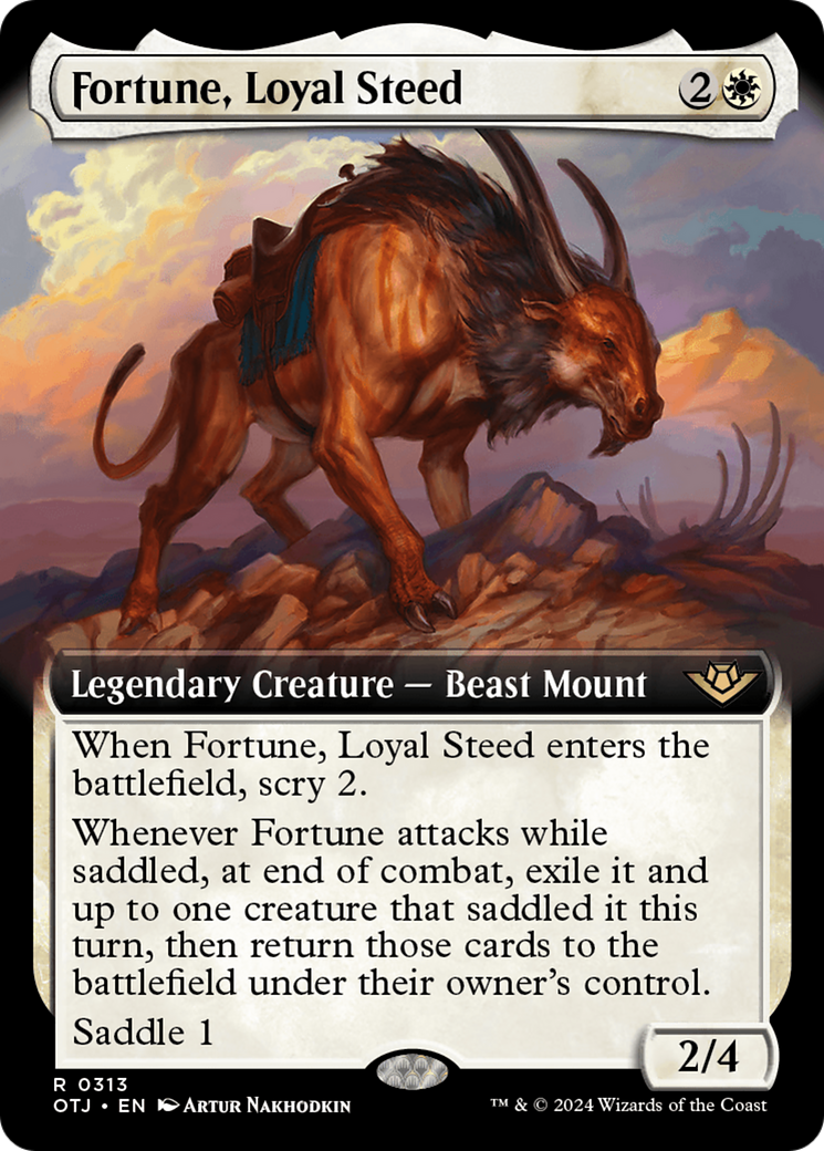 Fortune, Loyal Steed (Extended Art): (Extended Art) [Outlaws of Thunder Junction]