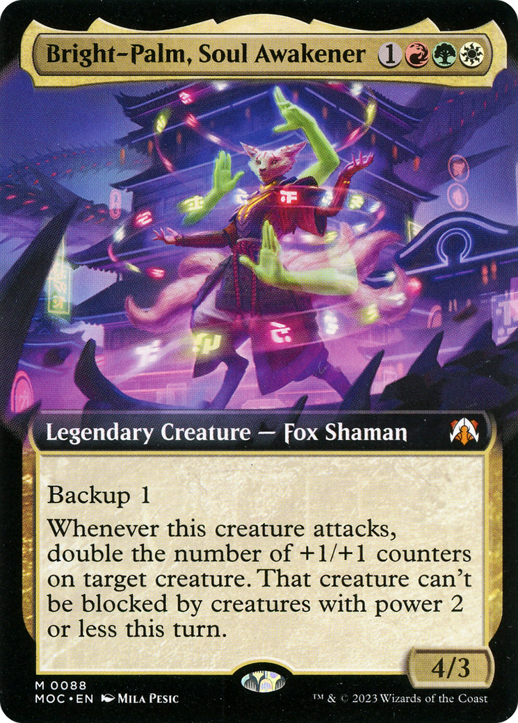Bright-Palm, Soul Awakener (Extended Art) - March of the Machine Commander: (Extended Art)