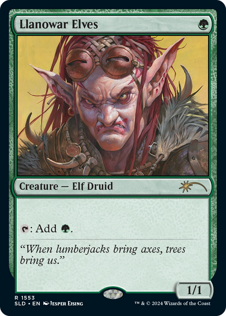 Llanowar Elves (1553) [Secret Lair Drop]